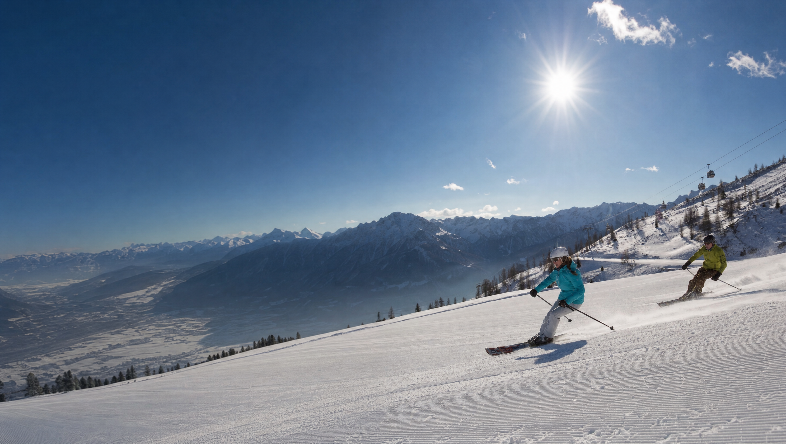 Skifahren in Sillian mit Dolomitenblick